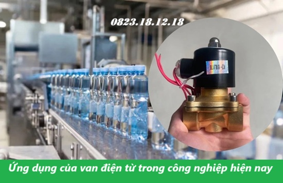 Ứng dụng van điện từ trong công nghiệp hiện nay