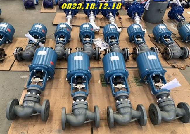 Van cầu điều khiển điện lắp bích