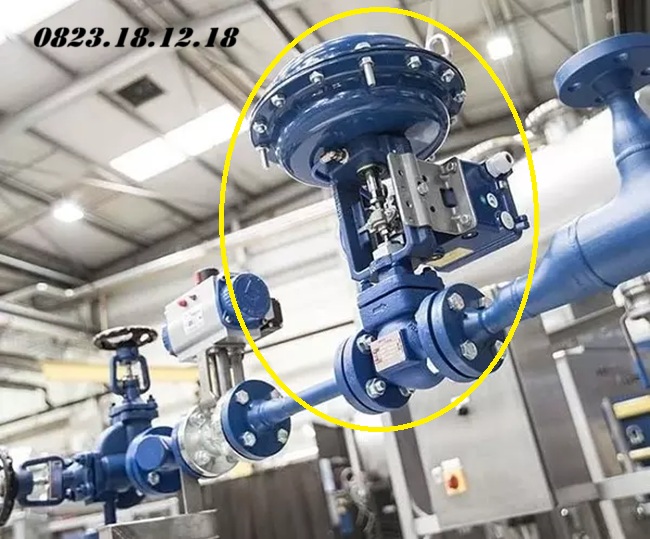 Van cầu gang 8 Van cầu gang điều khiển điện