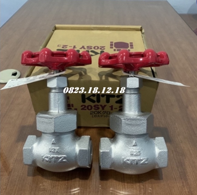 Van cầu gang 6 Van cầu gang nối ren