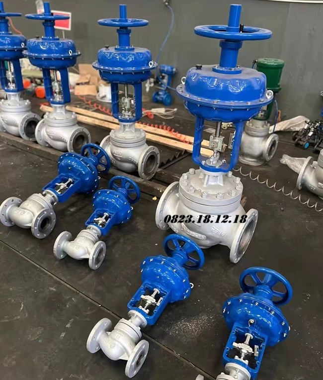 Van cầu hơi Piston điều khiển khí nén