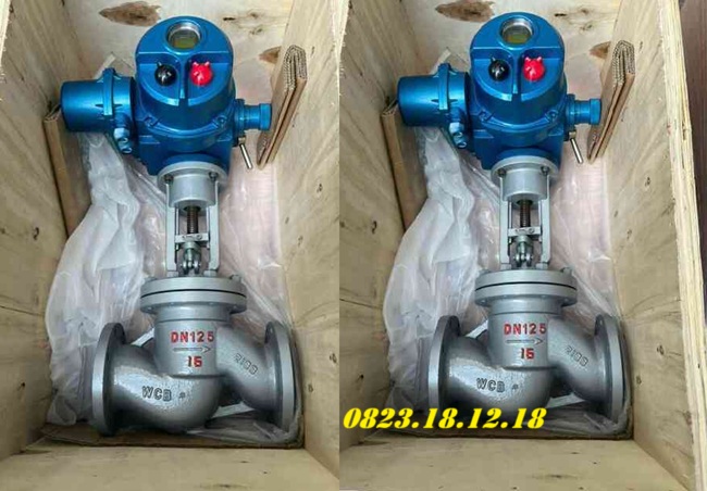 Van cầu inox điều khiển điện