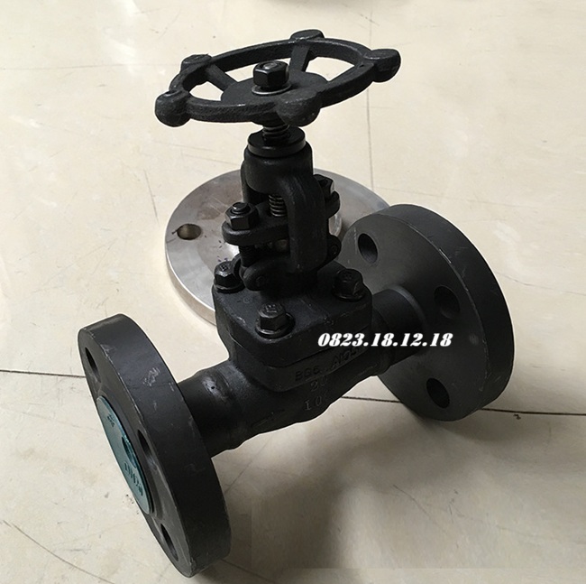 Van cầu thép rèn mặt bích