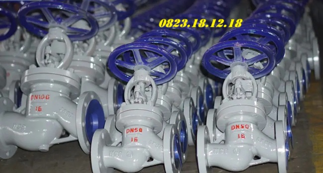 Van cầu thép 5 Van cầu thép tay quay