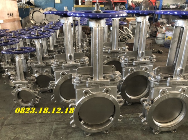 Van cổng dao inox 