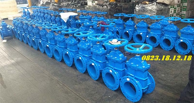 Van cổng gang mặt bích