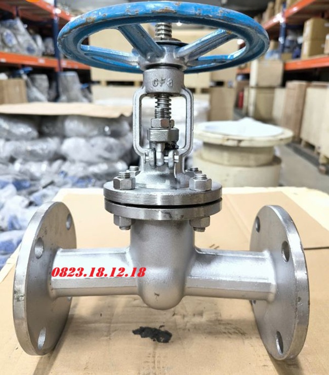 Van cổng inox mặt bích