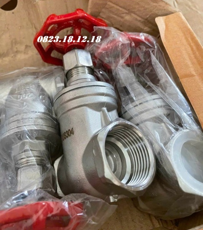Van cổng nối ren 3 Van cổng nối ren inox
