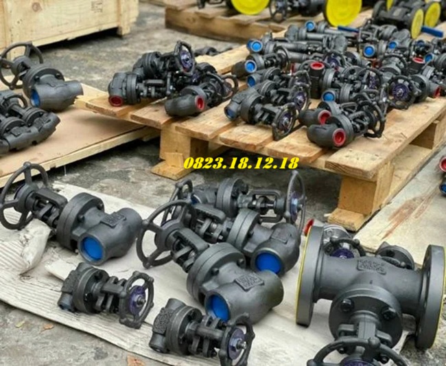 Van cổng thép rèn 9 Van cửa thép rèn