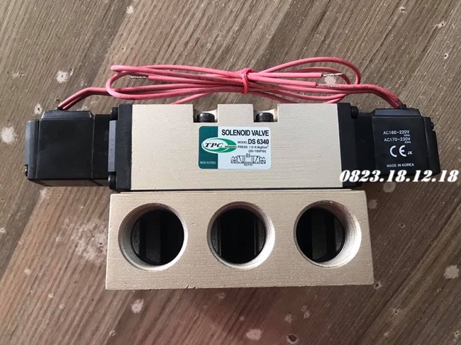 Van điện từ khí nén là gì? 18 Van điện từ khí nén 5/3