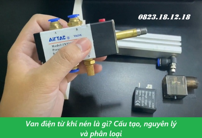 Van điện từ khí nén là gì? 48 Van điện từ khí nén là gì? Cấu tạo, nguyên lý và phân loại