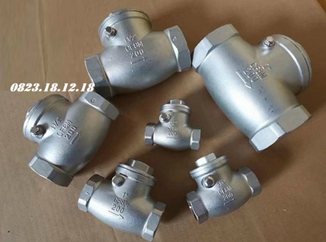 Van một chiều inox 7 Van một chiều inox SUS 201