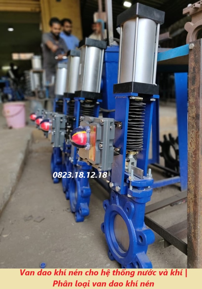 Van dao khí nén cho hệ thống nước và khí 1 Van dao khí nén cho hệ thống nước và khí
