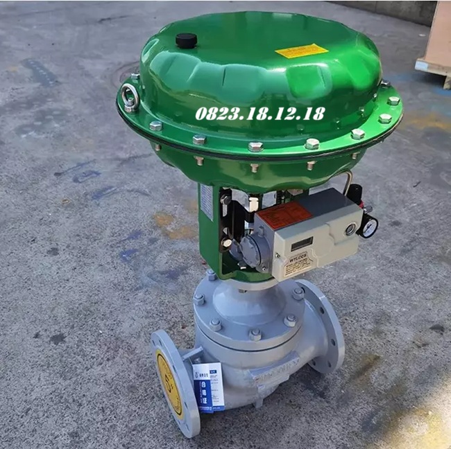 Van cầu hơi gang điều khiển khí nén