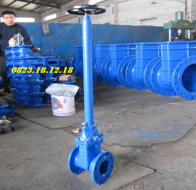 Van cổng trục dài 10 Van cổng cổ cao