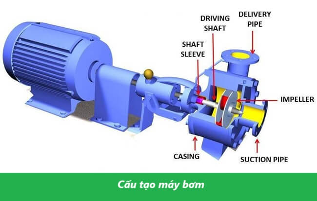 Máy bơm là gì? Các loại máy bơm chuyên dụng hiện nay 13 Cấu tạo máy bơm