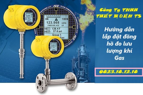Hướng dẫn lắp đặt đồng hồ đo lưu lượng khí Gas