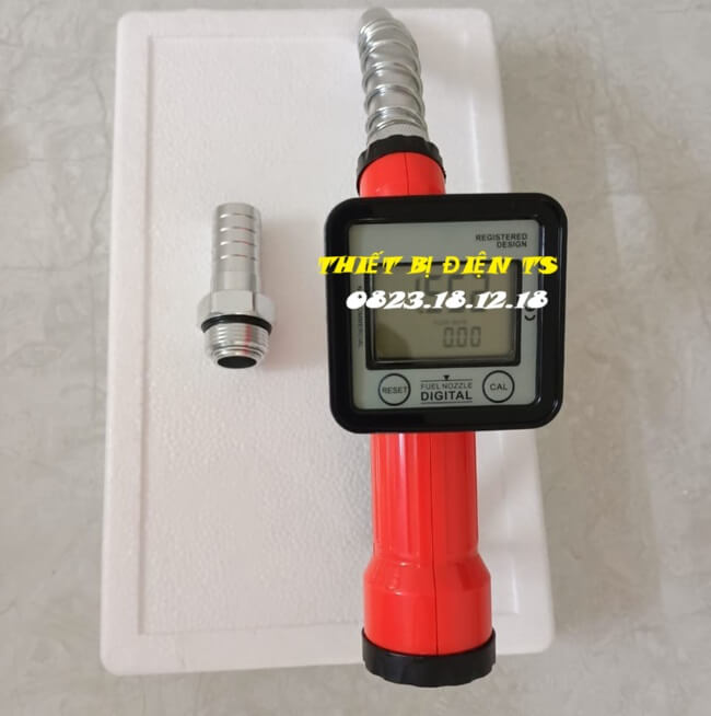 Súng bơm xăng dầu điện tử màn hình LCD