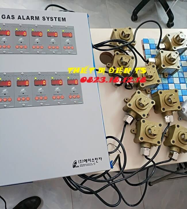 Tủ báo rò gas chống nổ 9 Tủ báo rò gas chống nổ 12 kênh