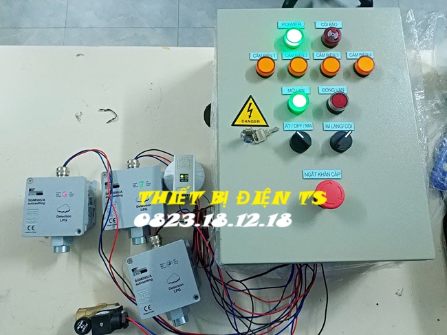 Tủ báo rò gas chống nổ 2 Tủ báo rò gas chống nổ