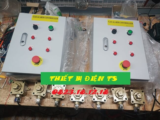 Tủ báo rò gas chống nổ 8 Tủ báo rò rỉ gas chống nổ 8 kênh