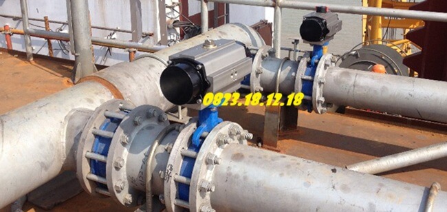 Ứng dụng của van bướm điều khiển khí nén