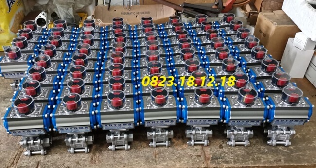 Van bi dạng khí nén Hàn Quốc