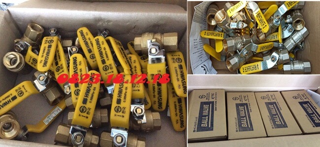 Van bi dùng cho hệ thống gas 11 Van bi khóa gas