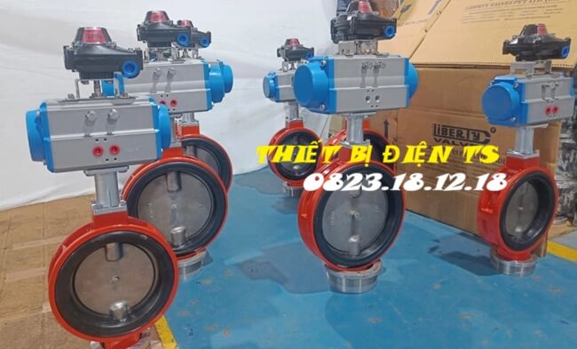 Van bướm điều khiển khí nén