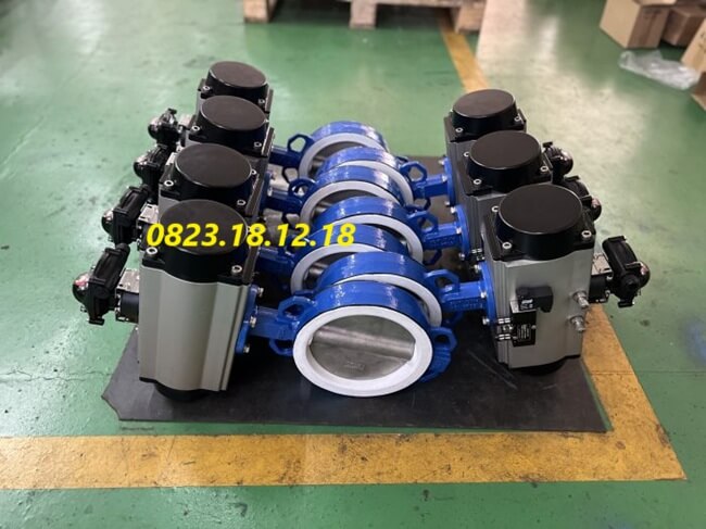 Van bướm điều khiển khí nén ON OFF 