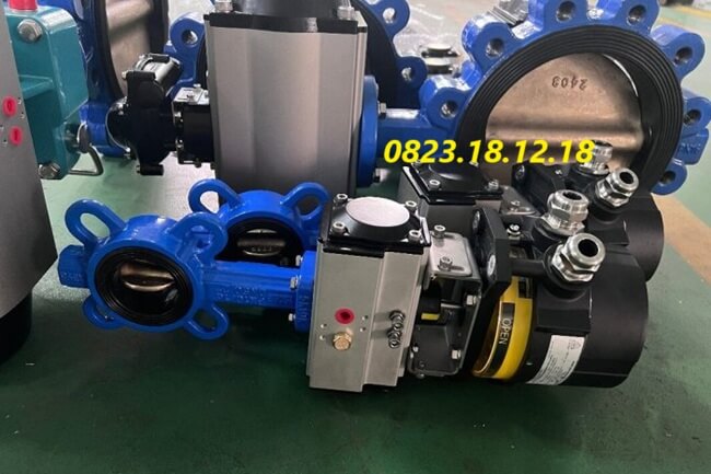 Van bướm điều khiển khí nén tuyến tính