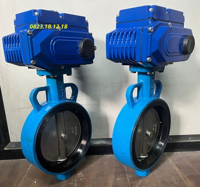 Van bướm gang điều khiển điện