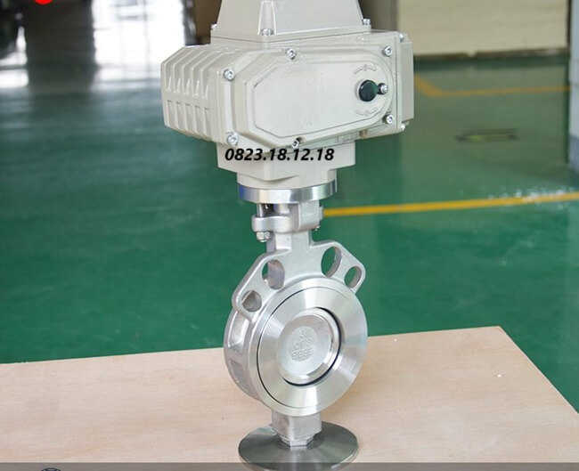 Van bướm inox điều khiển điện