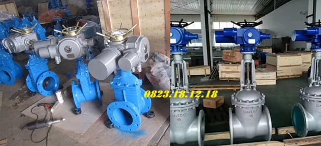 Van cổng điều khiển điện