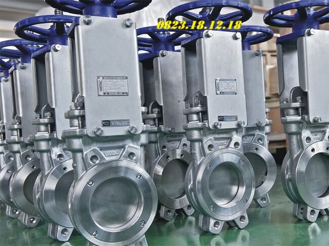 Van dao là gì? Cấu tạo, nguyên lý và ứng dụng van cổng dao 24 Van cổng dao inox