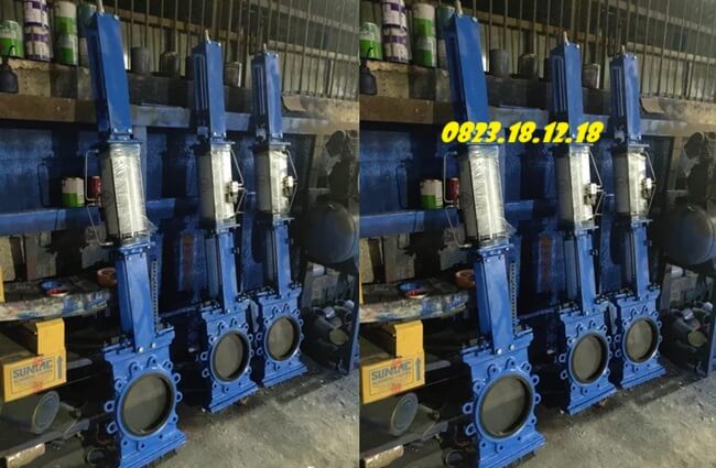 Van dao điều khiển khí nén là gì? Cấu tạo, nguyên lý và ứng dụng 20 Van dao khí nén Đài Loan