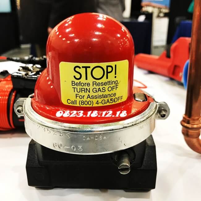 Van dừng gas khẩn cấp tự động