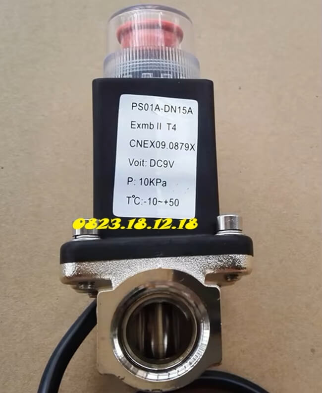 Van dừng ngắt gas khẩn cấp dùng khí nén
