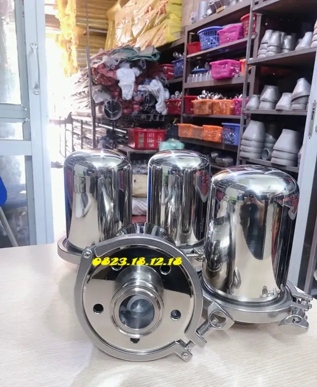 Bình lọc khí clamp vi sinh