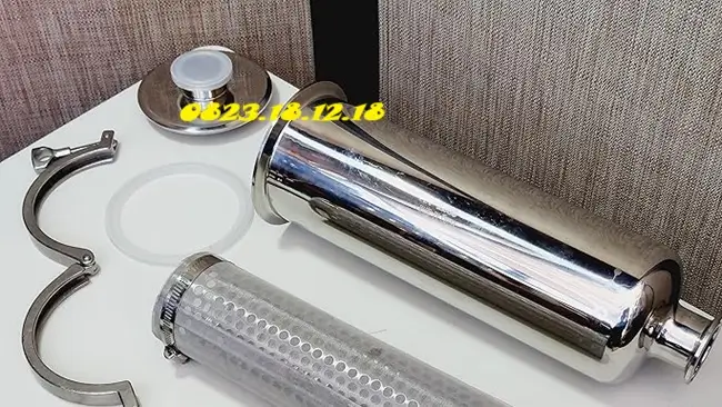 Bộ lọc khí inox 304 clamp vi sinh