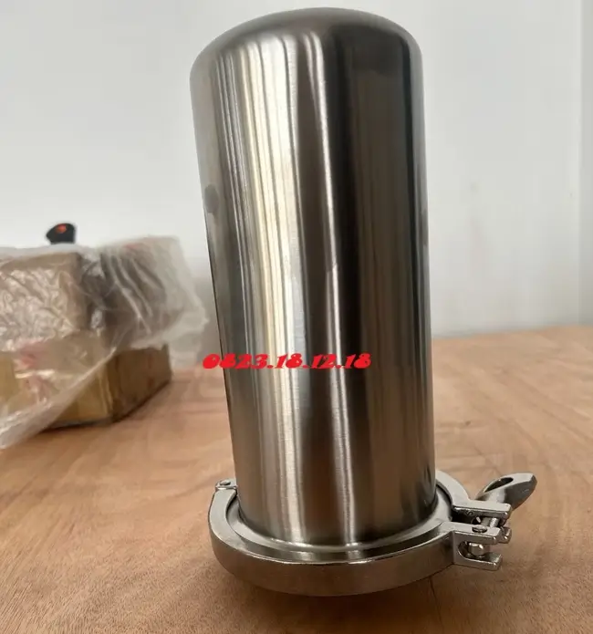 Bộ lọc khí inox 316L clamp vi sinh