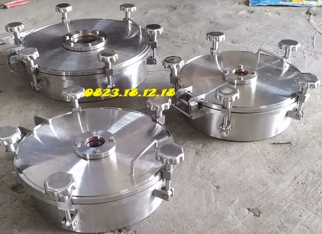 Cửa bồn inox vi sinh chịu áp suất