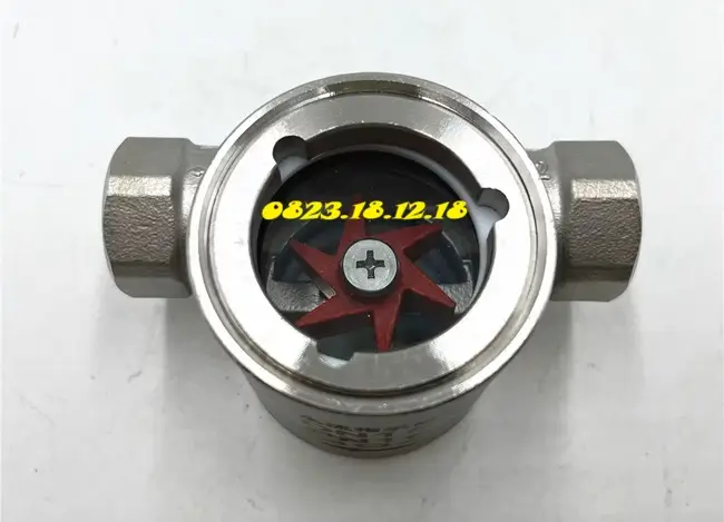 Kính quan sát dòng chảy inox nối ren