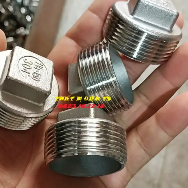 Nắp bịt inox ren ngoài