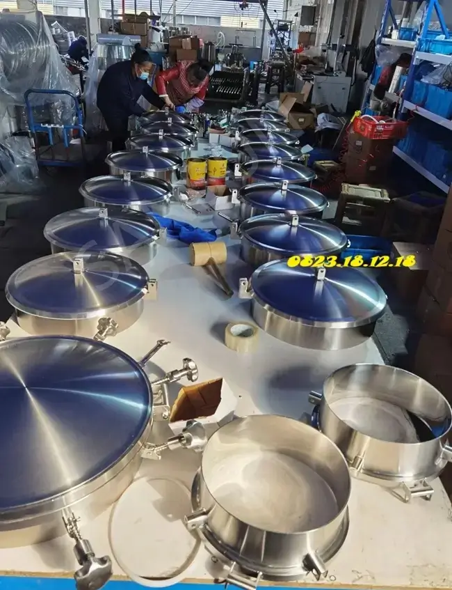 Nắp bồn inox vi sinh giá rẻ