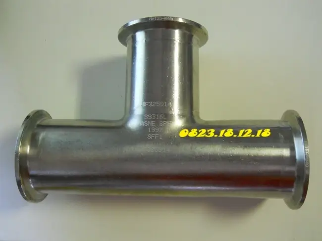 Tê clamp inox vi sinh