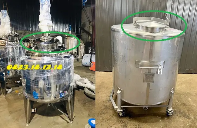 Ứng dụng nắp bồn inox vi sinh