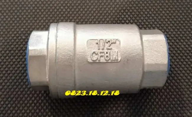 Van 1 chiều lò xo inox