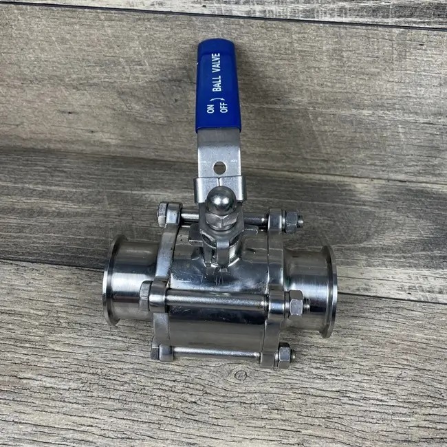 Van bi inox vi sinh 4 Van bi inox vi sinh