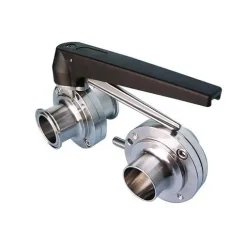 Van bướm vi sinh 2 đầu clamp